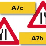 VERKEERSBORD A7c / A7b