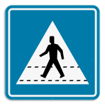 VERKEERSBORD F49